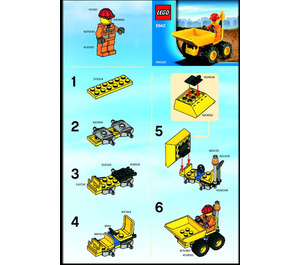 LEGO Tipper Truck Set 5642 Instructions