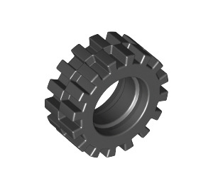 LEGO Tire Ø15 X 6mm with Offset Tread (without Band Around Center of Tread) (3641)