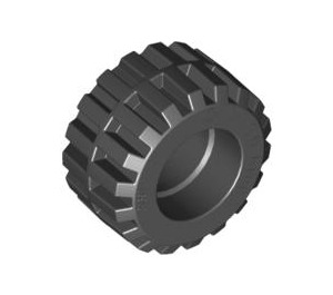 LEGO Tire Ø21 x 12 - Offset Tread Small Wide with Band Around Center of Tread (87697)