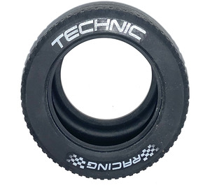 LEGO Tire Ø81.8 x 50 with "TECHNIC RACING" (32296)