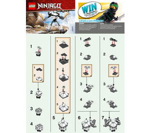 LEGO Titanium Mini Mech Set 30591 Instructions
