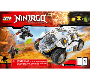 LEGO Titanium Ninja Tumbler 70588 Instructions