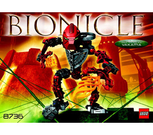 LEGO Toa Hordika Vakama 8736 Instrukce