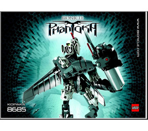 LEGO Toa Kopaka Set 8685 Instructions