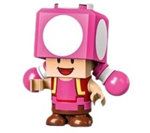 LEGO Toadette mit Grau Scharnier Minifigur