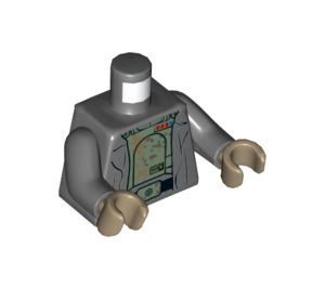 LEGO Tobias Beckett Minifig Torso (973 / 76382)