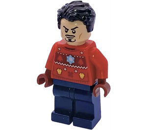 LEGO Tony Stark with Christmas Jumper Minifigure