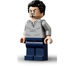 LEGO Tony Stark jossa Harmaa Yläosa Minihahmo