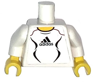 LEGO Торс с Adidas лого и #10 на гърба (973)