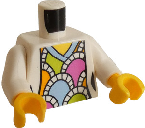 LEGO Torso with Ladies Jacket over V-Neck (973 / 76382)