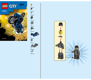 LEGO Touring Stunt Bike 60331 Instructions