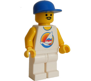 LEGO Toerist in Tank Top met Surfing Print Minifiguur