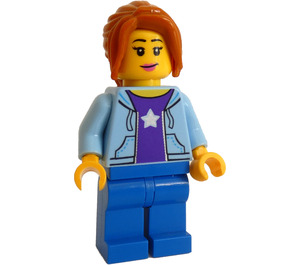 LEGO Tourist with Star Top Minifigure