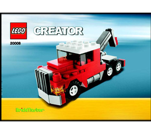 LEGO Tow Truck Set 20008 Instructions