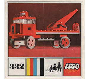 LEGO Tow Truck Set 332 Instructions