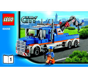 LEGO Tow truck Set 60056 Instructions