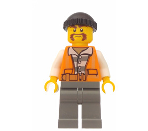 LEGO Tow Trucker Driver Thief minifiguur