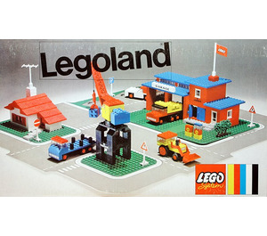 LEGO Town Centre Set met Roadways 355-1
