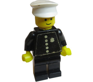 LEGO Town Politie met 5 Knoppen, Politie Kenteken (Both Zijkanten) Minifiguur