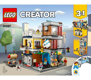LEGO Townhouse Pet Shop & Café Set 31097 Instructions