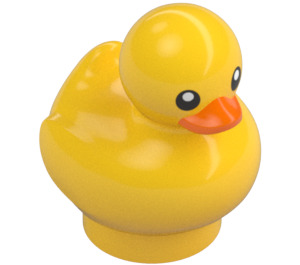 LEGO Toy Duck with Orange Beak with Eyes (49661 / 58039)