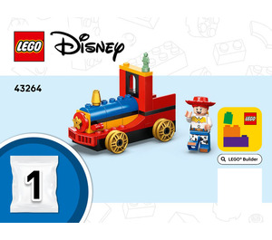 LEGO Toy Story Celebration Train & RC Car Set 43264 Instructions