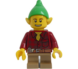 LEGO Toy Workshop Mannelijk Elf Minifiguur