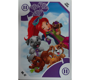 LEGO Toys R Us trading card - 47 - Friends - Dogs