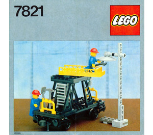 LEGO Track & Lighting Maintenance Wagon Set 7821