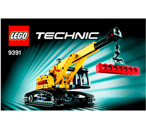 LEGO Tracked Crane Set 9391 Instructions