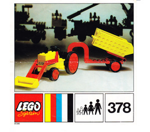 LEGO Tractor Set 378 Instructions