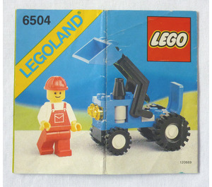 LEGO Tractor 6504 Instructies