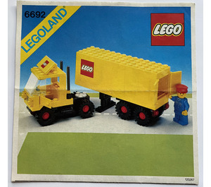 LEGO Tractor Trailer Set 6692 Instructions