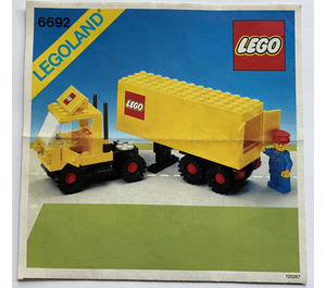 LEGO Tractor Trailer 6692 Instructions