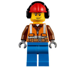 LEGO Traktor Worker Minifigurka