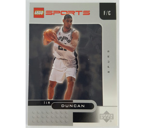 LEGO Trading Card - Basketball -Tim Duncan, San Antonio Spurs #21