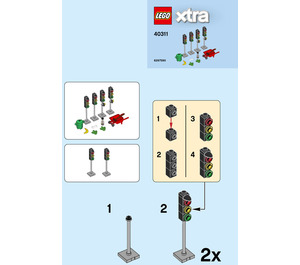 LEGO Traffic Lights Set 40311 Instructions