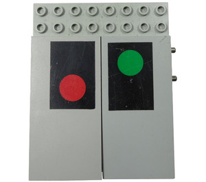 LEGO Trein 12V Remote Control 8 x 10 met Signaal Patroon