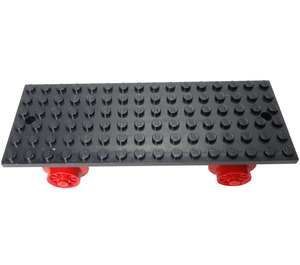 LEGO Train Base 6 x 16 Type 1 with Wheels (Complete)
