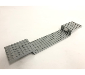 LEGO Treinbasis 6 x 34 Split-Level met buizen aan de onderzijde en 3 gaten aan elk uiteinde