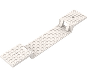 LEGO Treinbasis 6 x 34 Split-Level zonder buizen aan de onderzijde (87058)