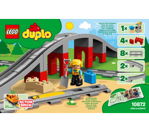 LEGO Train Bridge et Tracks 10872 Instructions
