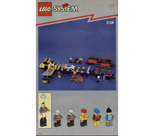 LEGO Train Cars Set 2126 Instructions