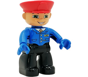 LEGO Tåg conductor Duplo figur