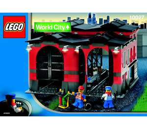 LEGO Train Engine Shed Set 10027 Instructions