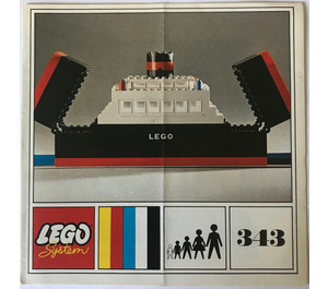 LEGO Train Ferry Set 343-1 Instructions