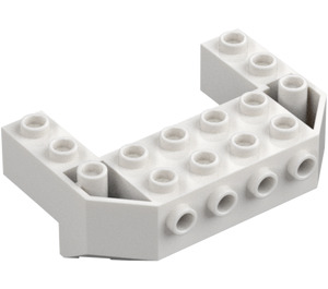 LEGO Tåg Främre Kil 4 x 6 x 1.7 Omvänd med Knoppar på Främre Sida (87619)