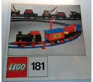 LEGO Train Set with Motor, Signals and Shunting Switch 181 Instructions