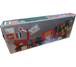 LEGO Train Set with Motor, Signals and Shunting Switch 181 Packaging