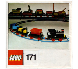 LEGO Trein Set zonder Motor 171 Instructions